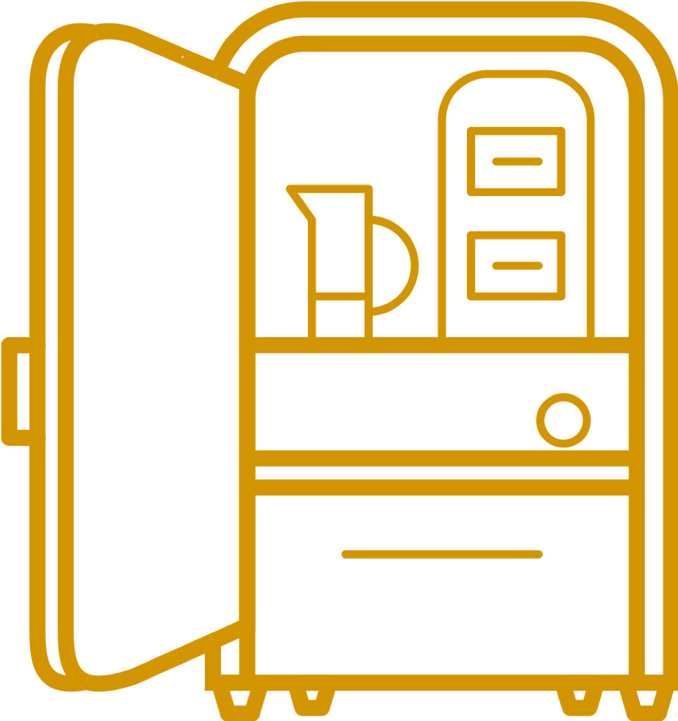 open fridge